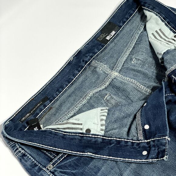 William Rast Jake Straight Fit Button Fly Medium Wash Jeans Men’s Size 38x34 - Picture 3 of 7